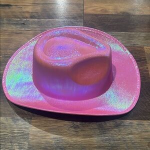 Pink Iridescent Cowboy Hat